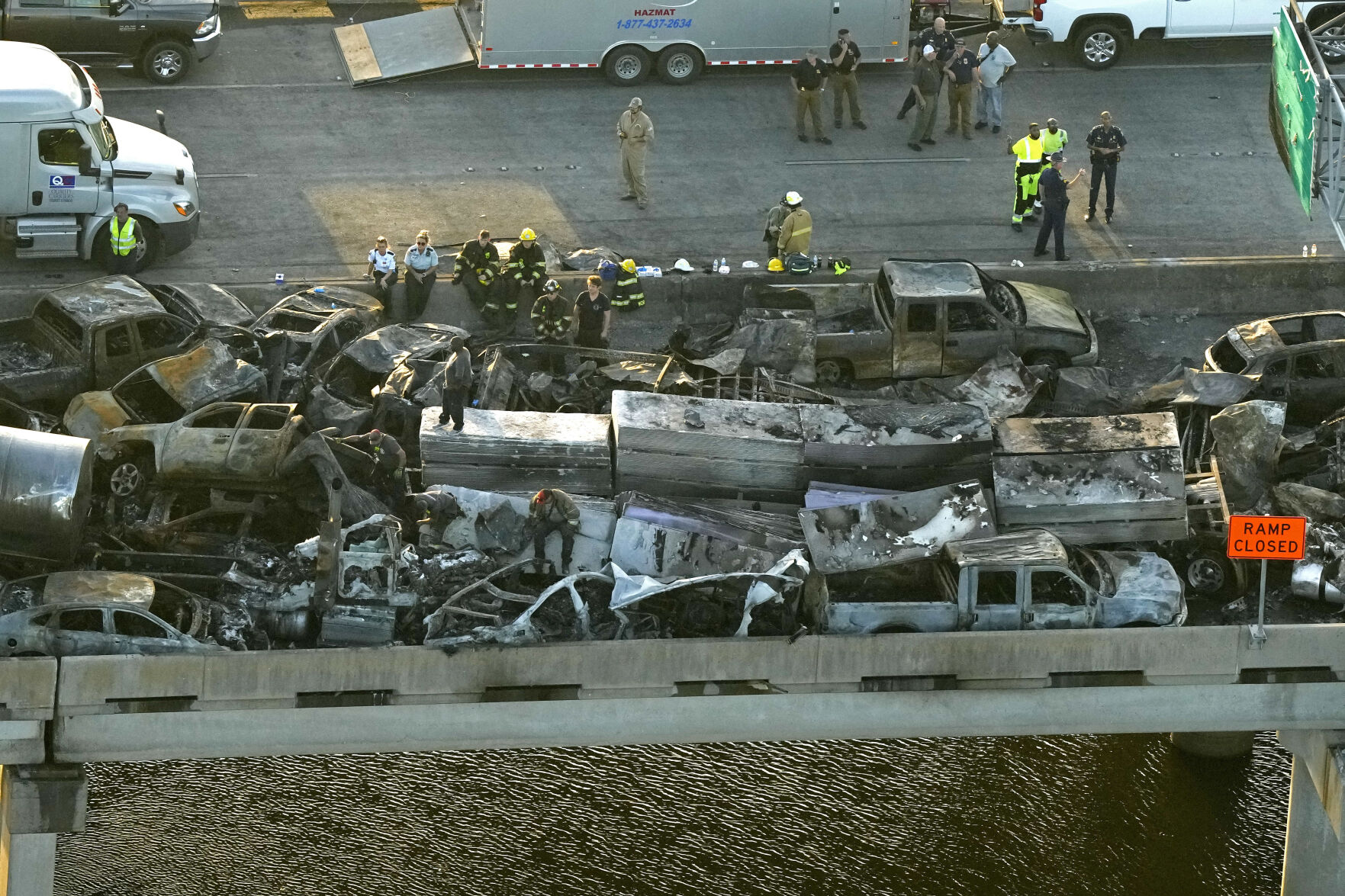 LIDNM CRASH PILE MODIFIED FATIGUE リドム I-55 South to reopen Thursday morning after deadly pileup | News