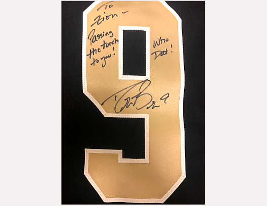 signed drew brees jersey