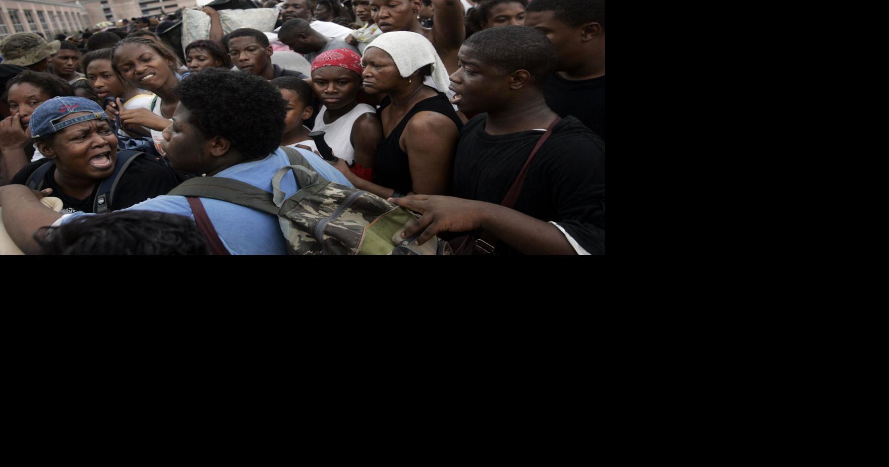 Katrina archives: Those who tried to stay in New Orleans join others in Houston