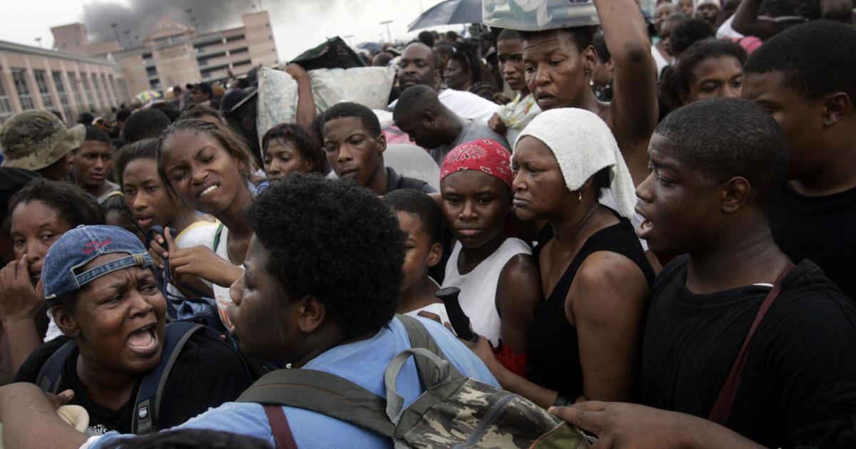Katrina archives: Those who tried to stay in New Orleans join others in Houston