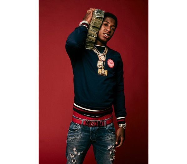 black and red nba youngboy shirt