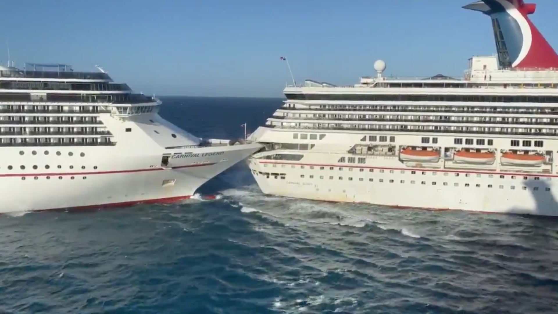 New Orleansbased Carnival cruise ship collides with another ship in