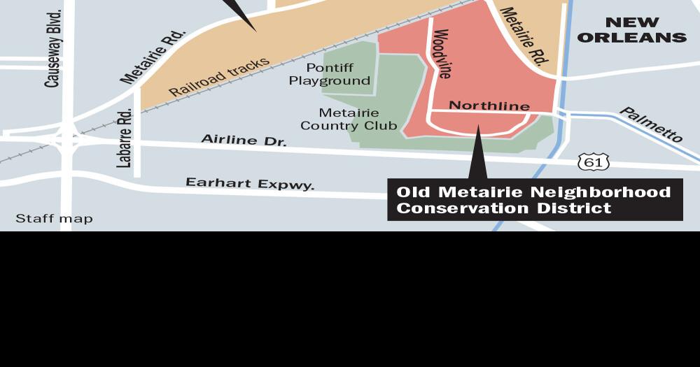 Old Metairie tree map