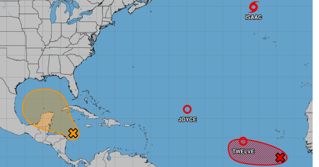 A depression may form in the Gulf as four systems move in the Atlantic | Hurricane Center