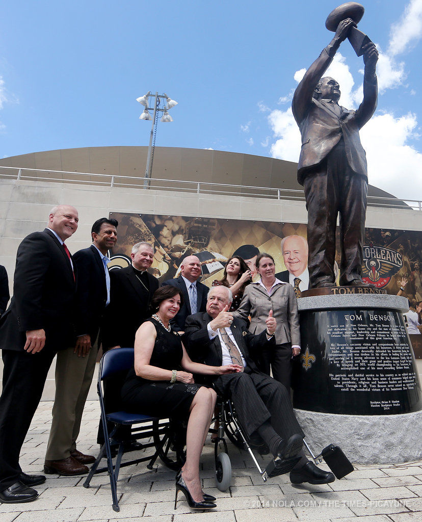 TOM BENSON STATUE DEDICATION