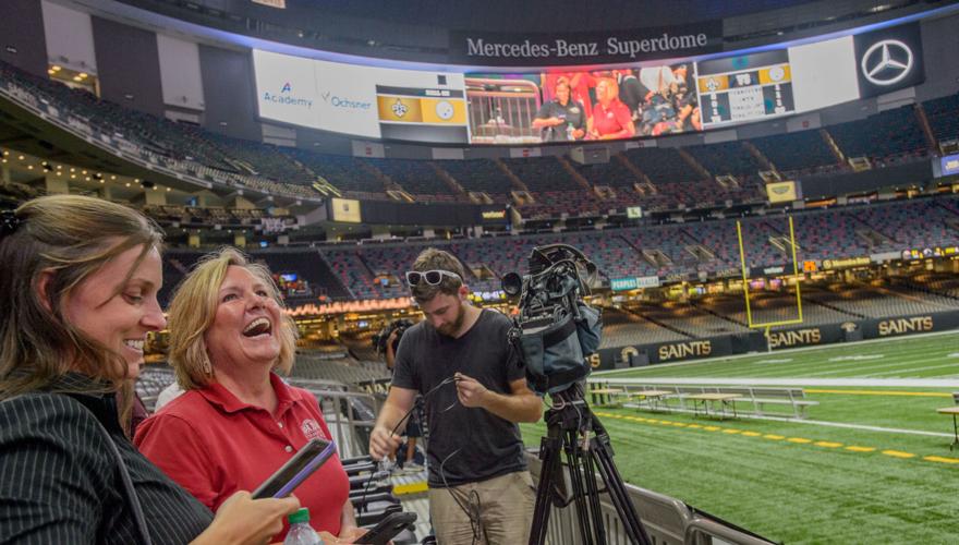 Good gracious!' Longest video boards in NFL unveiled at Mercedes-Benz  Superdome, Saints