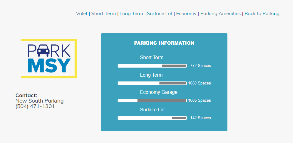 Parkmsy Express Economy Parking Garage - New Orleans International Airport How to park, check parking rates at New Orleans MSY airport | News