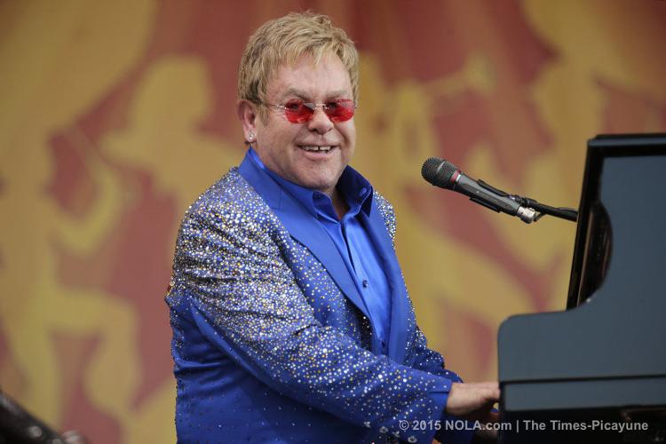 Elton John dazzled an enormous crowd at the 2015 New Orleans Jazz Fest Louisiana Festivals