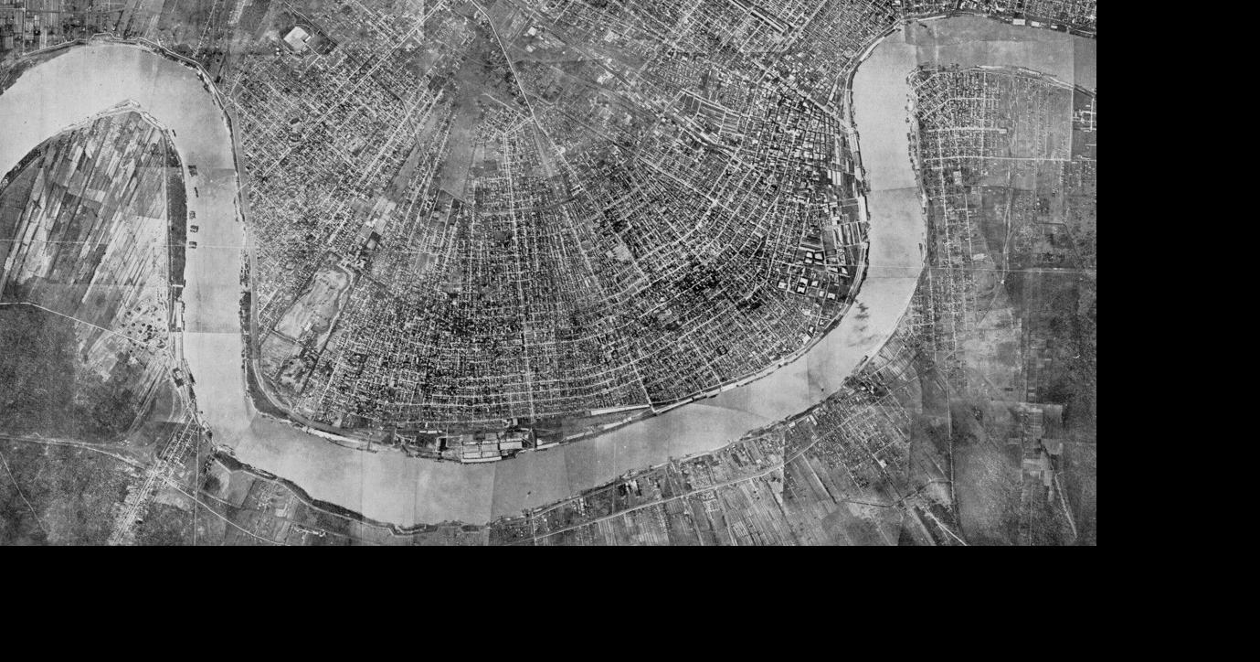 New Orleans' first aerial portraits were shot a century ago
