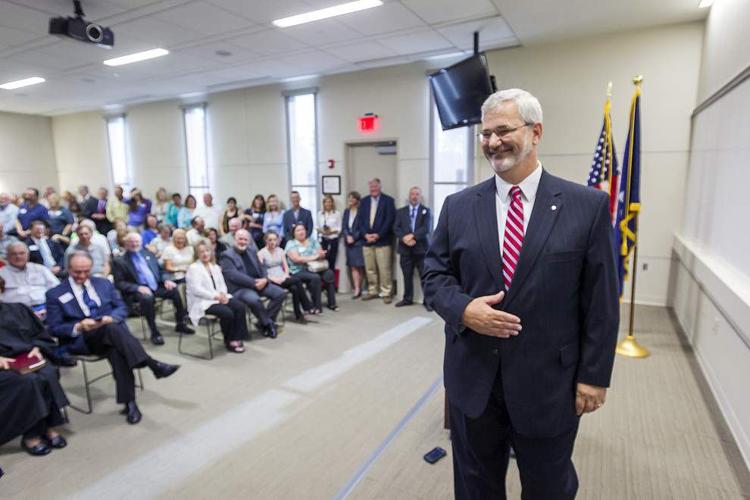 Preston praises holdover staff as he takes office as Tammany coroner