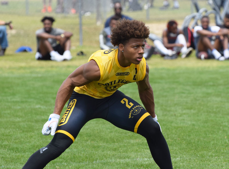 LSU signee Derek Stingley, Jr. hits the practice field two days