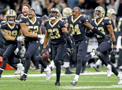 Watch video from Saints locker room celebration after win against Eagles, News