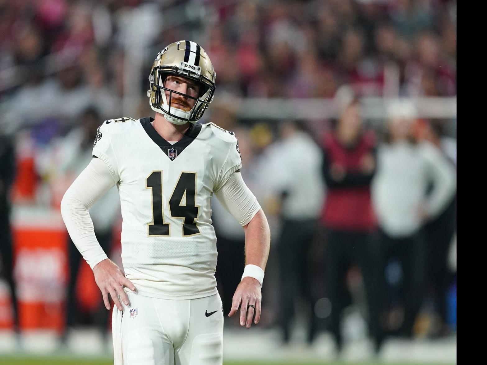Saints QB Andy Dalton throws two pick-sixes to Cardinals in another career  prime-time loss, Saints