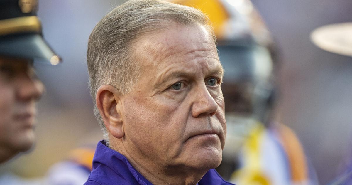Live: LSU coach Brian Kelly discusses his team's battle with Georgia in the SEC title game
