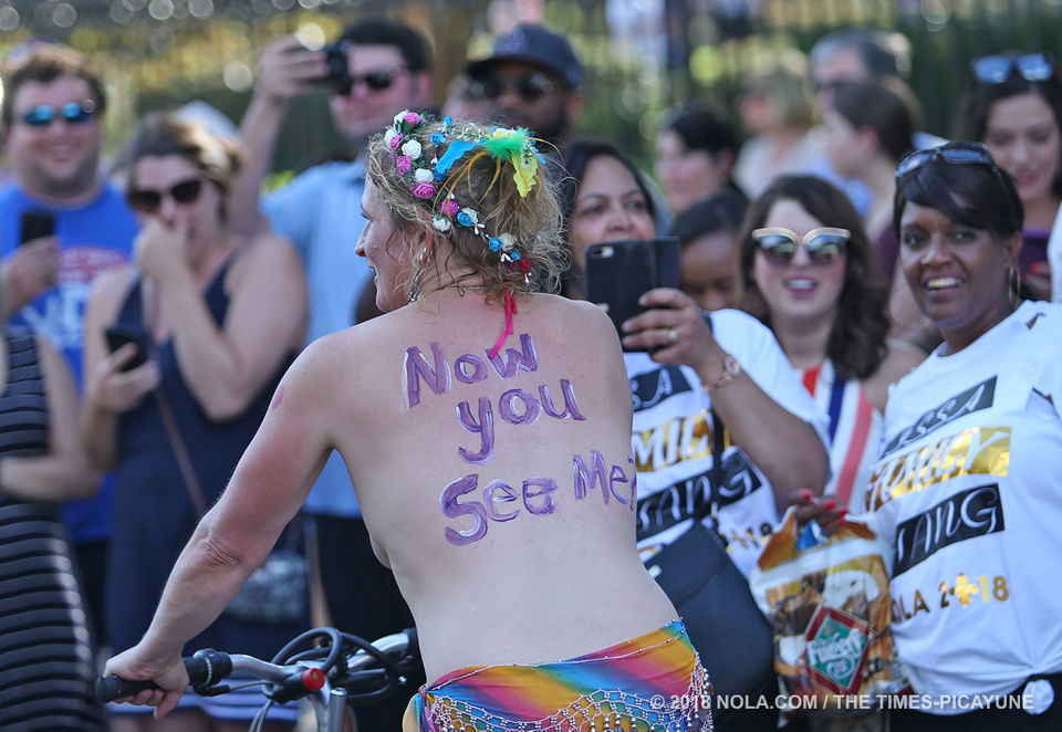 Shocking, free-spirited annual World Naked Bike Ride 