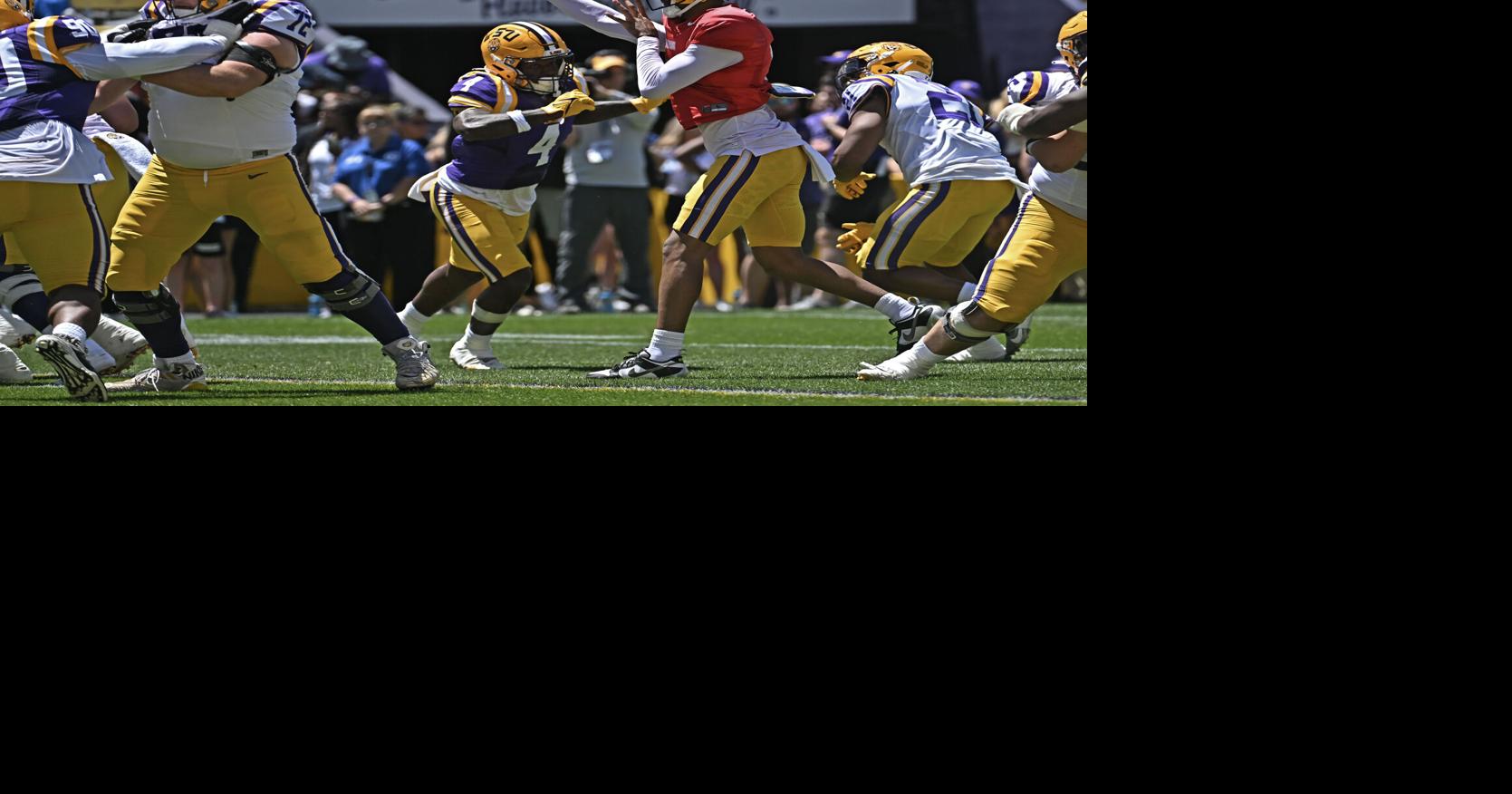 LSU spring game takeaways QBs sharp, Harold Perkins excites LSU