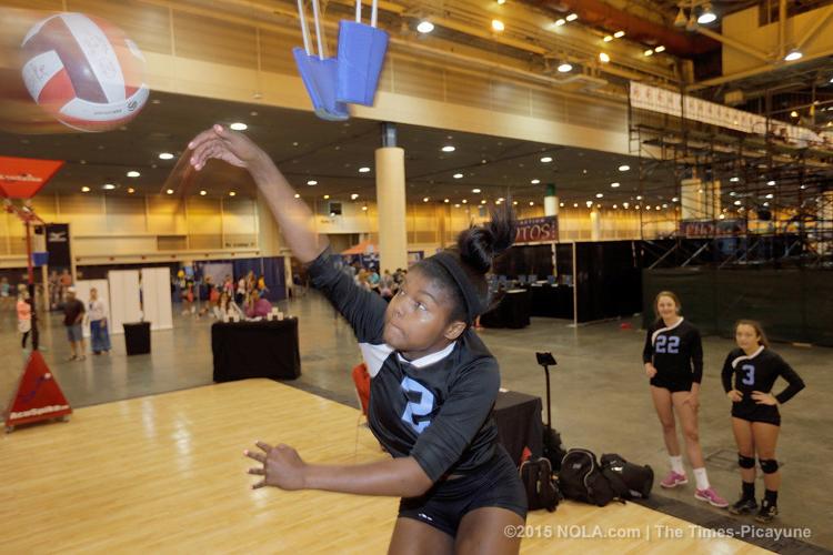 New Orleans hosts more than 13,000 girls volleyball players for a