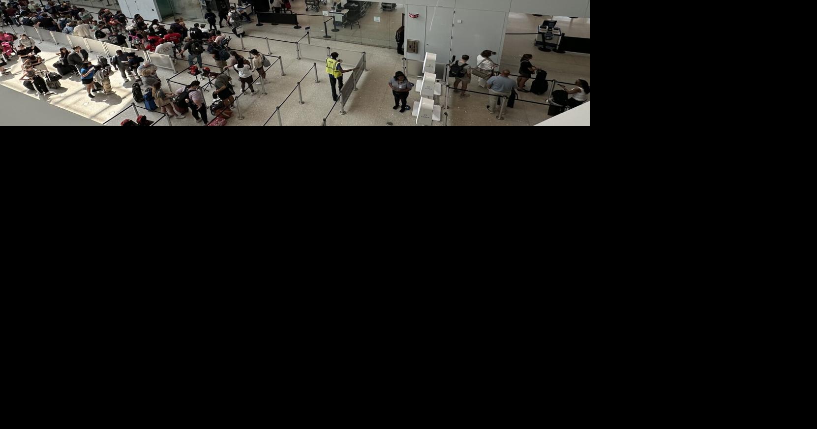 New Orleans airport TSA lines briefly close as 'erratic' man strips to boxers, JPSO says