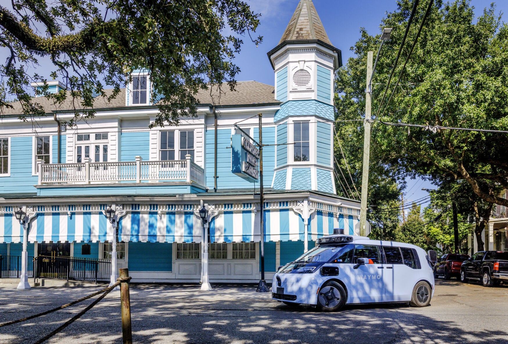 Waymo vehicle in New Orleans