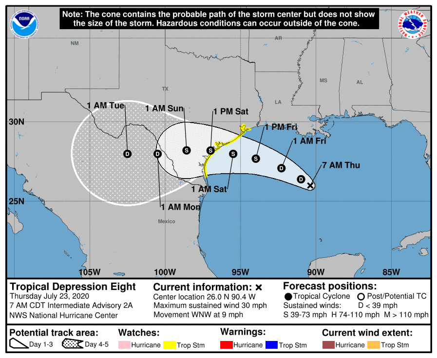 Tropical depression in Gulf of Mexico expected to strengthen See