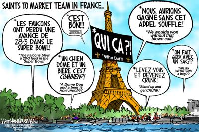 Walt Handelsman: Les Saints