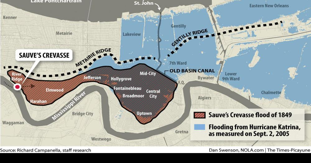 Long before Hurricane Katrina, there was Sauve's Crevasse, one of the