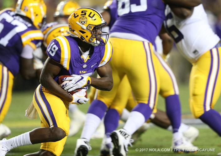 LSU spring game called for lightning delay; game completed indoors