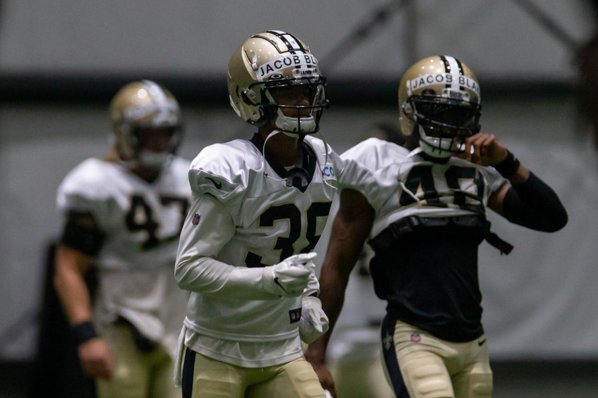 Watch Saints Training Camp Highlights Aug 27 Helmet Names Replaced With Jacob Blake Saints Nola Com