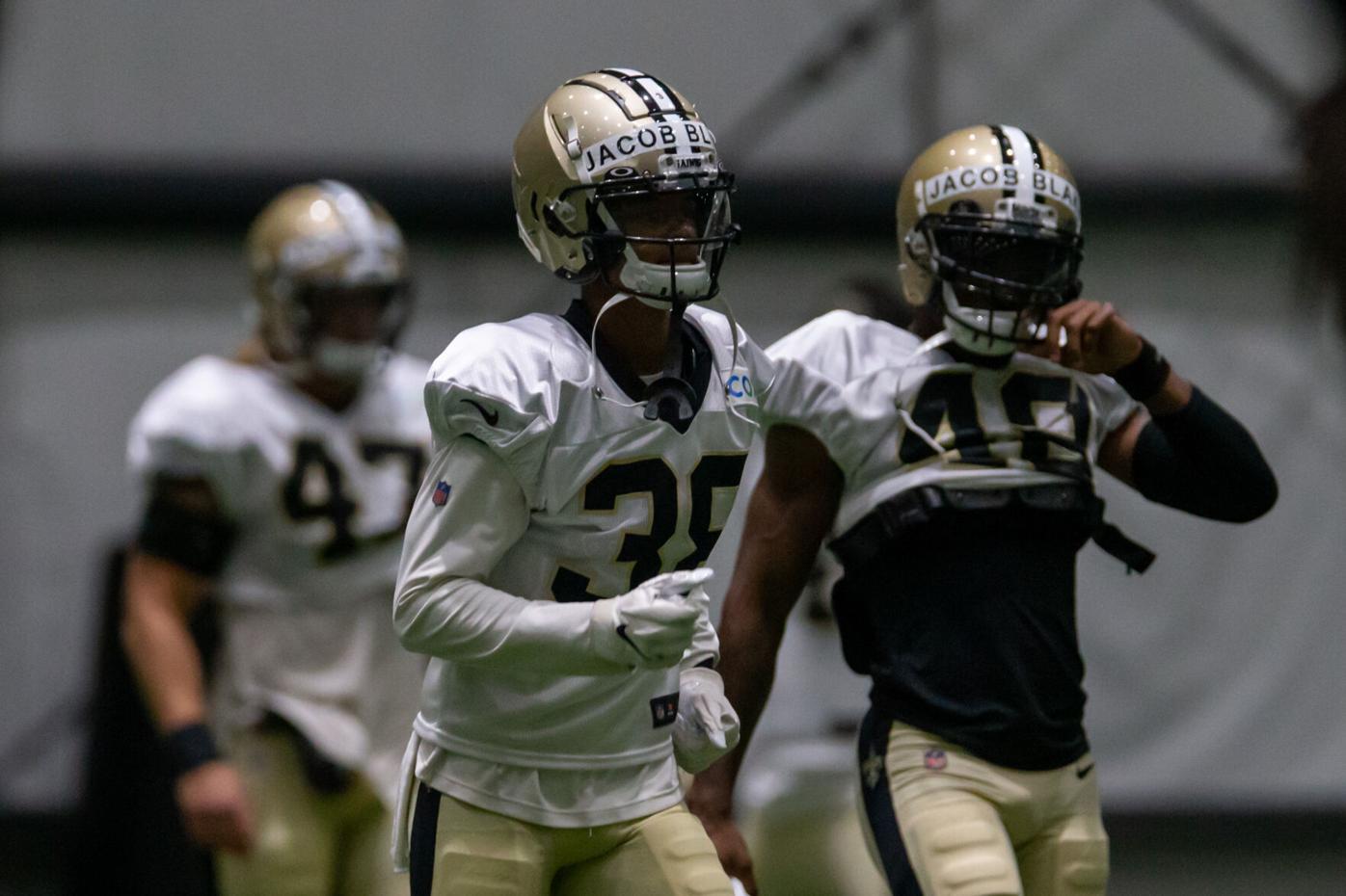 blake on football helmets Saints' wearing of Jacob Blake's name on helmets 'a good start,' but more  steps promised | Saints
