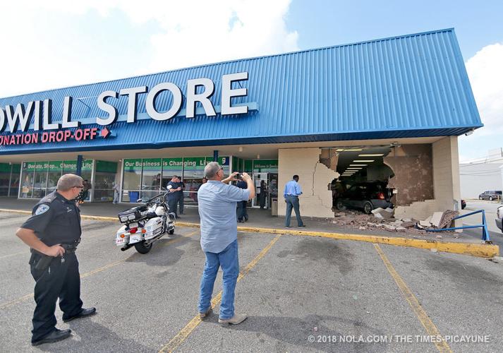SUV crashes into Metairie Goodwill store Tuesday Traffic