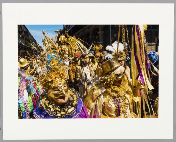 Set Of Mardi Gras Traditional Objects Mask With Feathers Crowns