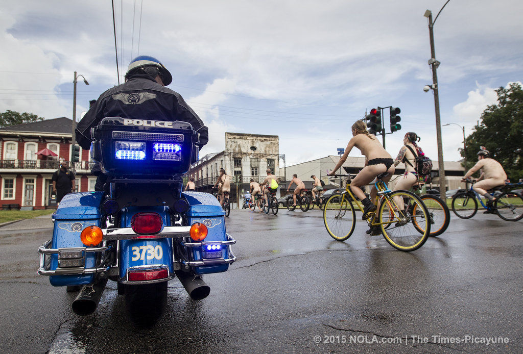 World Naked Bike Ride New Orleans cyclists go 'as bare as