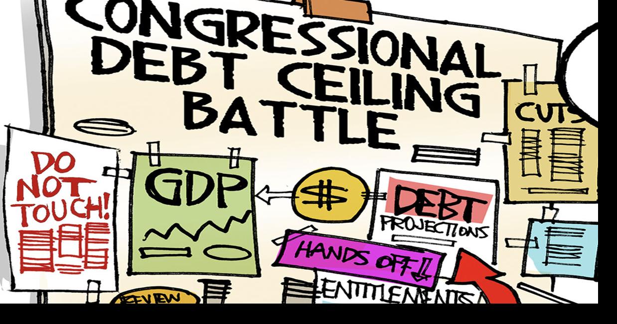 Congressional Debt Ceiling Battle To Avoid Fiscal Cliff Walt Handelsman 9799