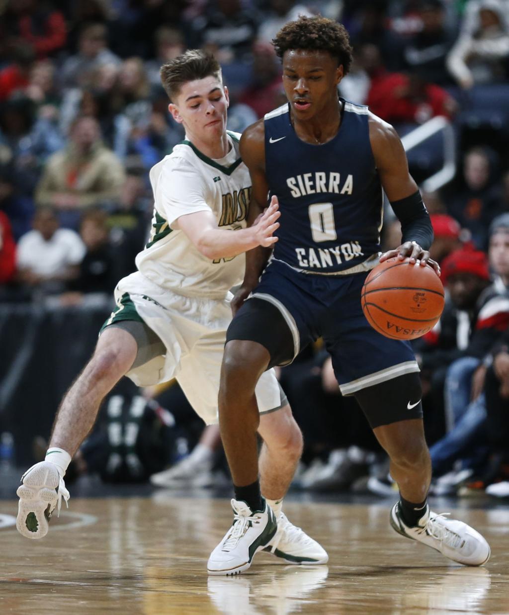 LeBron James will watch son Bronny Jr. play against alma mater