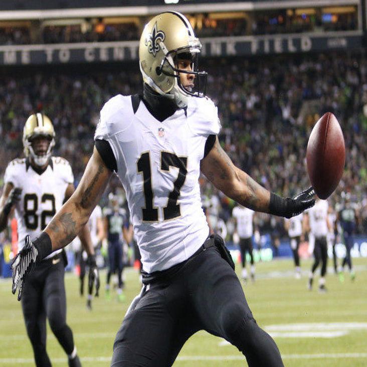 August 22, 2015 - New England Patriots wide receiver Chris Harper (14)  during the game between the New England Patriots and New Orleans Saints at  the Mercedes-Benz Superdome in New Orleans, LA.