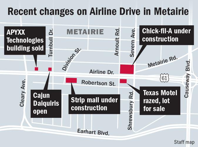 Airline Drive in Metairie