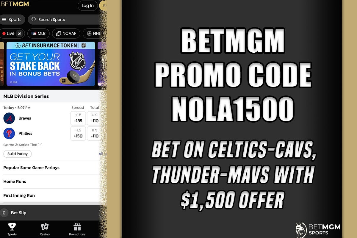 BetMGM Promo Code NOLA1500: Grab $1.5k NBA, NHL, MLB Bet | Sports ...