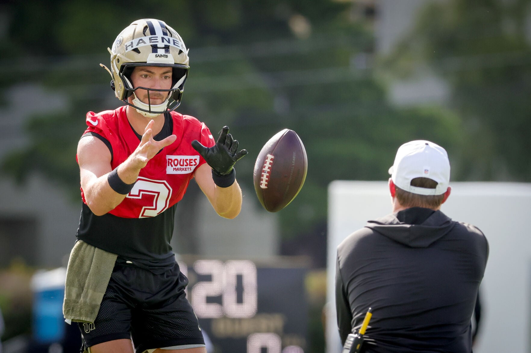 Jake Haener sees Saints QB battle as 'three-man race' | Saints | nola.com