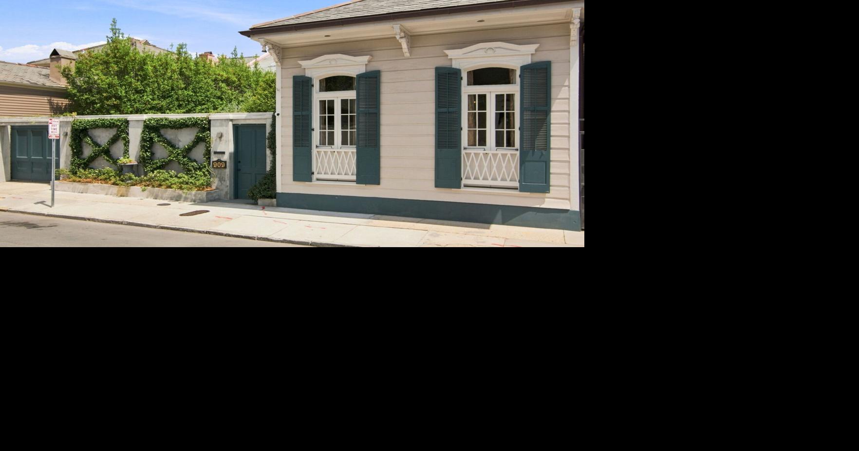 French Quarter camelback-style residence with outdoor garden and parking for $2.8M