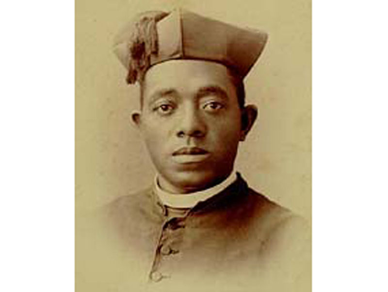 The first black Catholic priest in the 