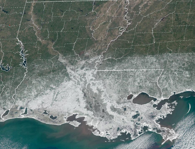 How much snow did Louisiana get? Here's NWS report. Weather