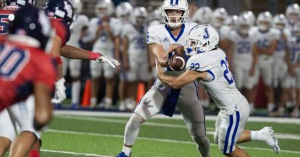 Jesuit upsets mistakeprone St Aug to snap losing skid with the help of 15 penalties Jesuit upsets mistakeprone St Aug to snap losing skid with the help of 15 penalties