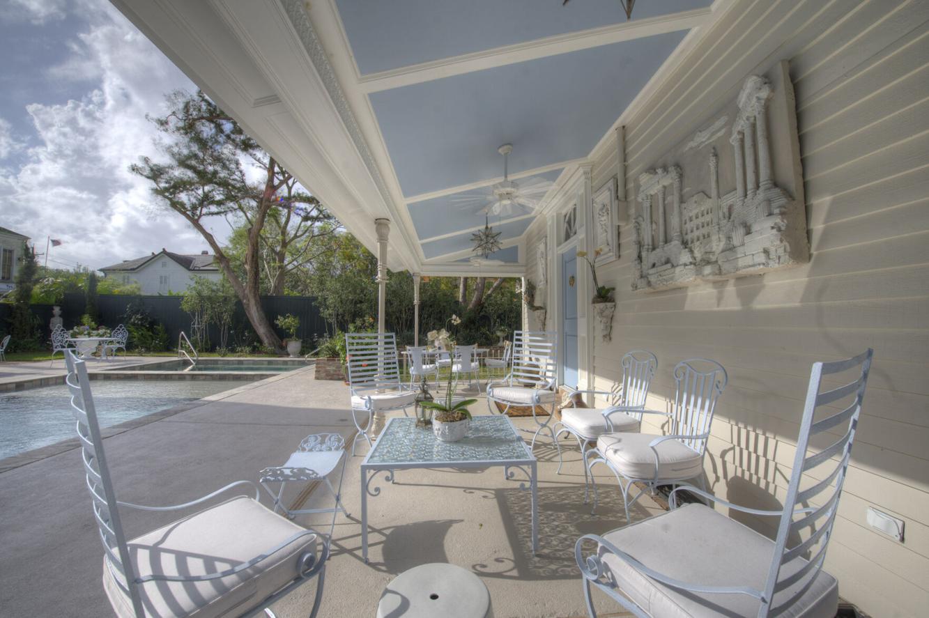 Why are New Orleans LA porch ceilings painted haint blue