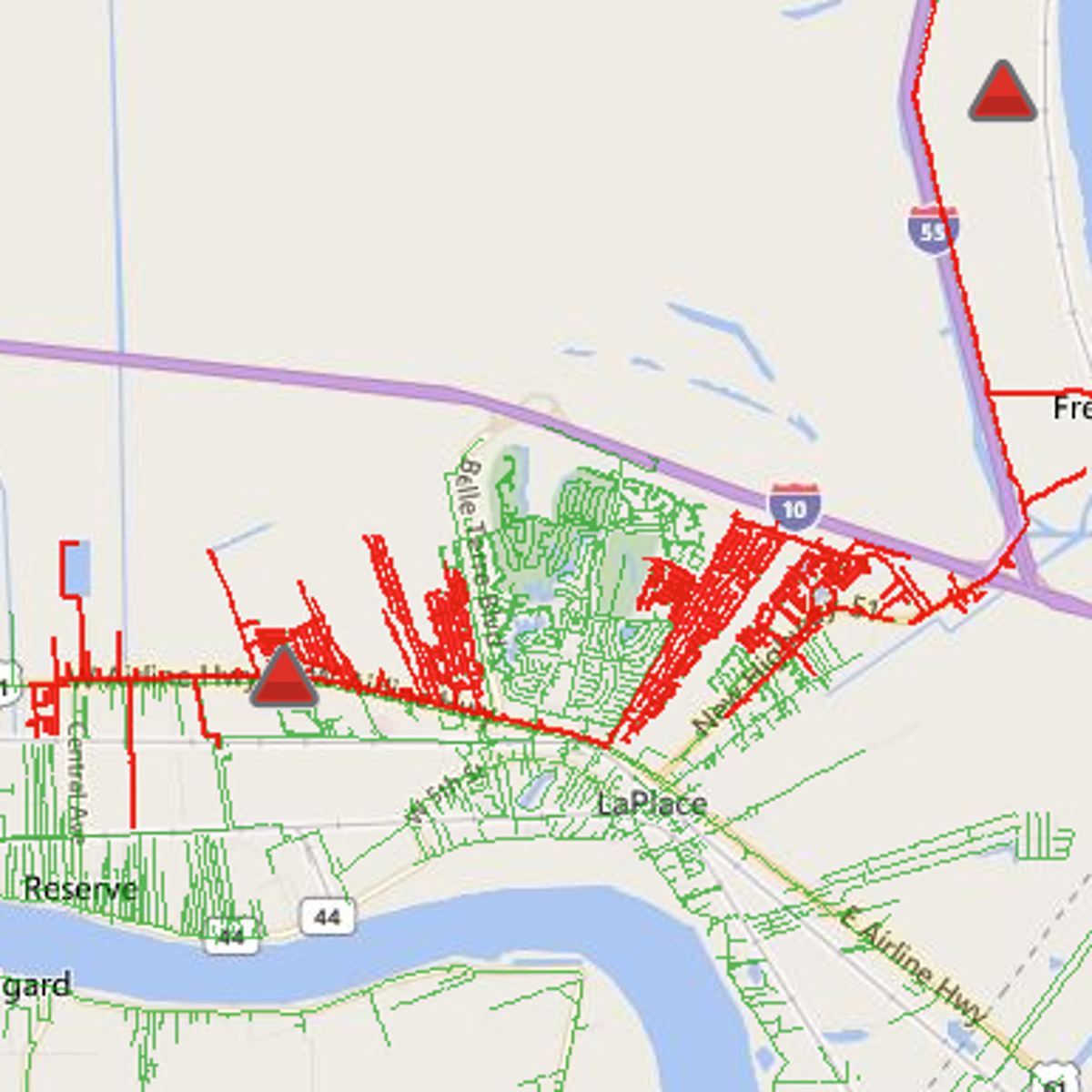 Laplace Area Power Outage Affects More Than 5 000 Entergy Customers Weather Nola Com