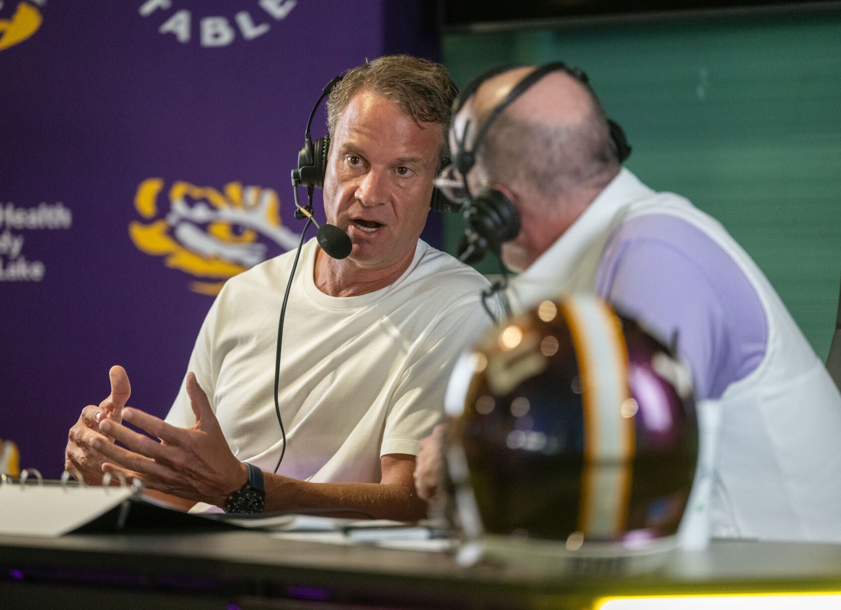 nola.com - Reed Darcey - Lane Kiffin hosts first weekly radio show as eligibility saga hangs over LSU football