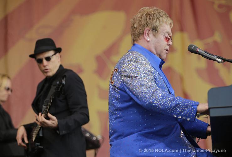 Elton John dazzled an enormous crowd at the 2015 New Orleans Jazz Fest Louisiana Festivals