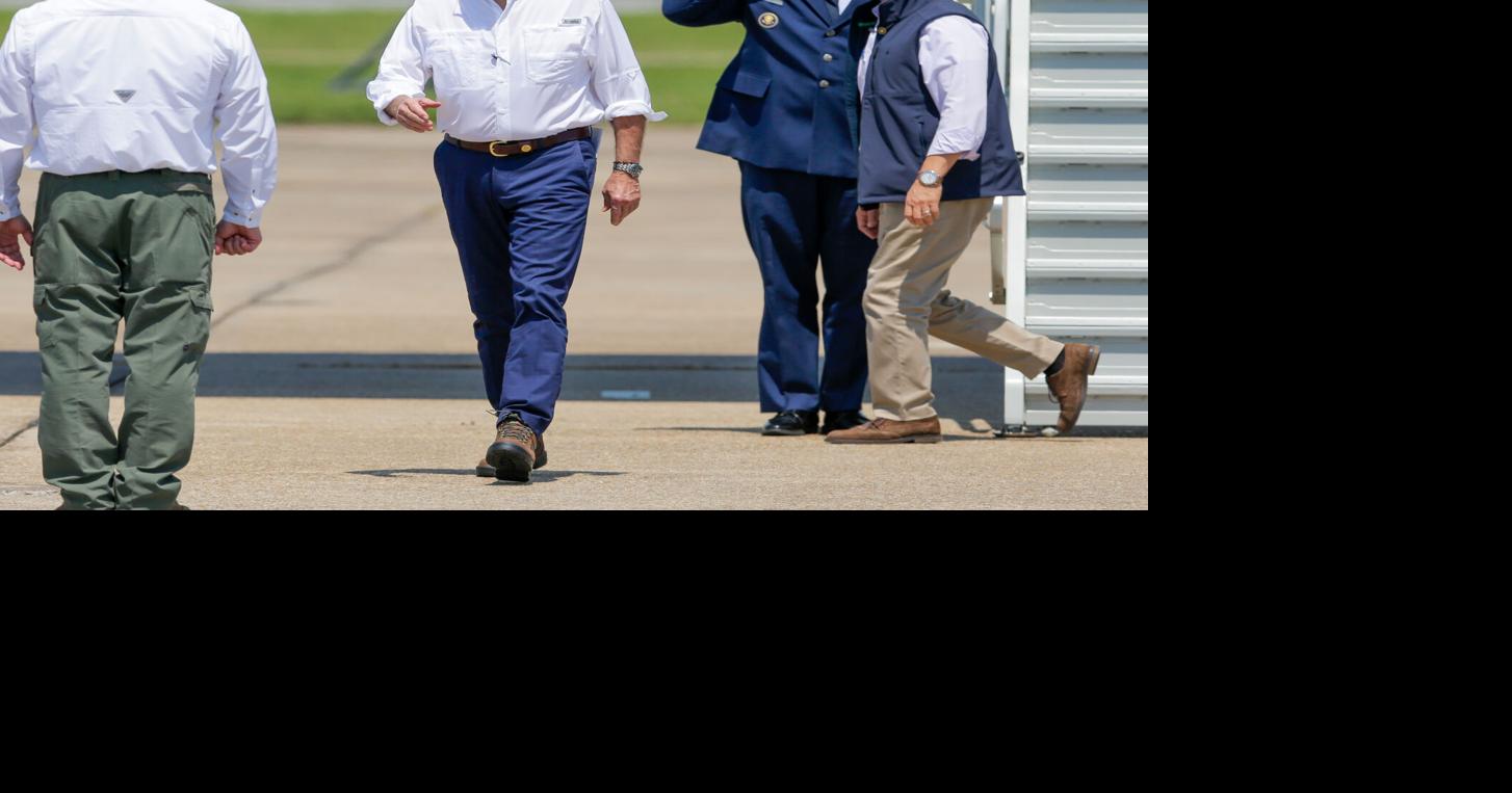 President Biden arrives in Louisiana to tour Hurricane Ida damage. Here ...