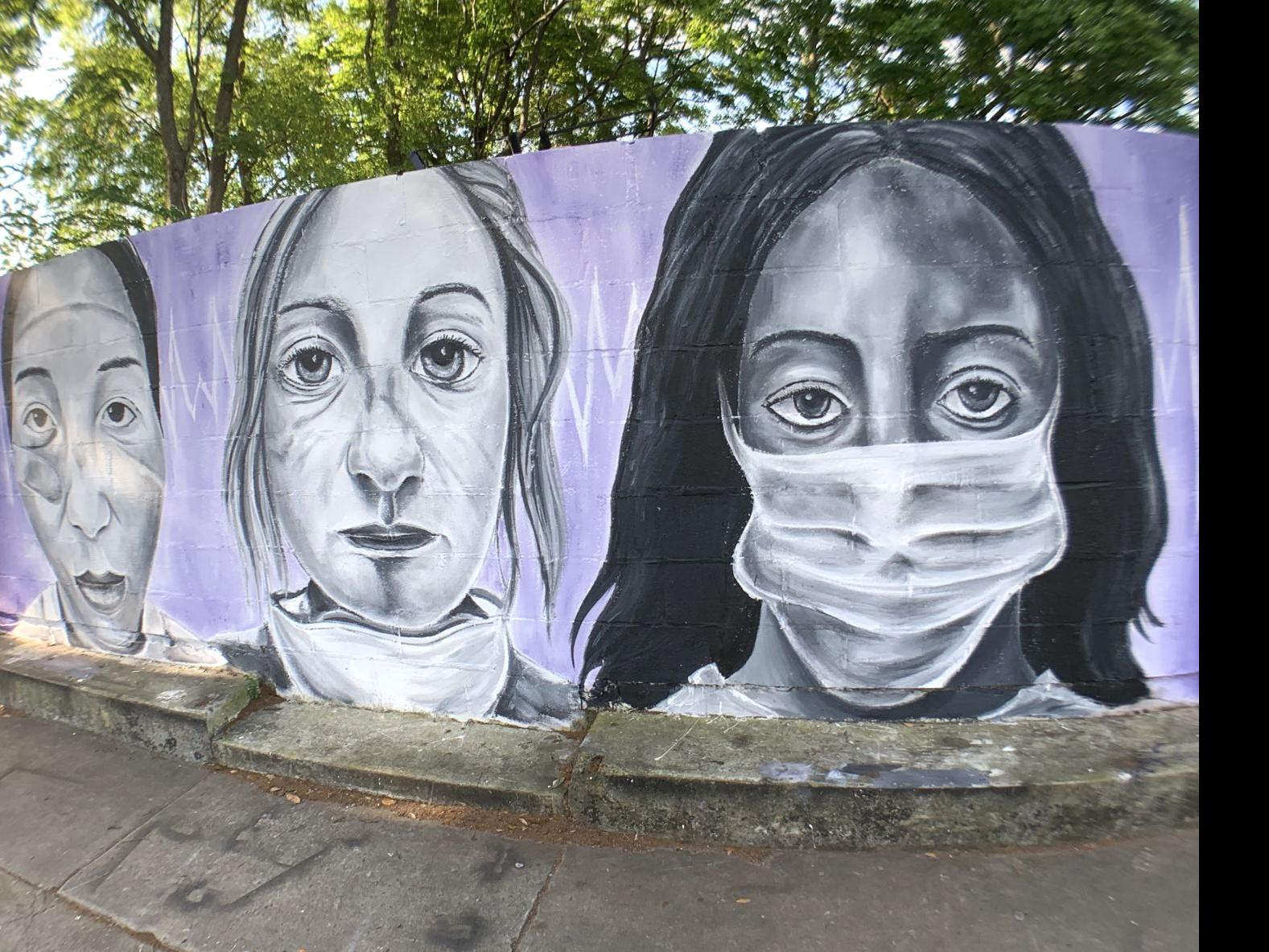 Coronavirus Graffiti Murals Pop Up In New Orleans One Serious