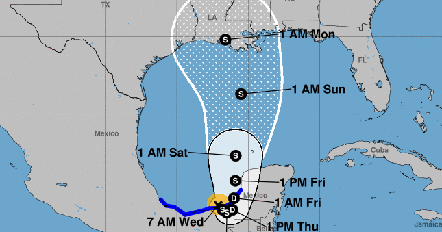 Tropical Storm Cristobal expected to make landfall in Louisiana on ...