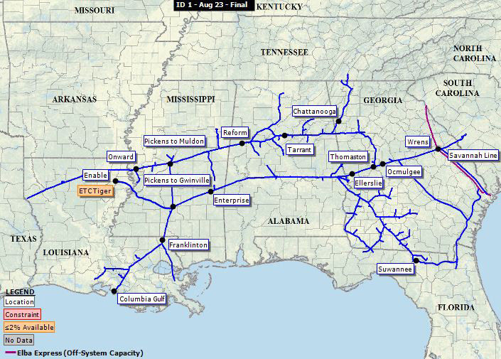 Louisiana Natural Gas Pipeline Map | Images and Photos finder